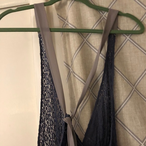 Free People Purple Lace Top - Picture 4 of 5